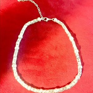 Fashion necklace silver